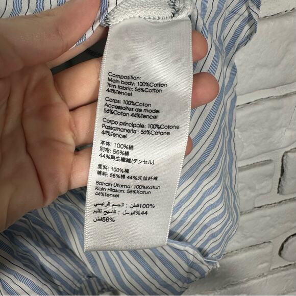 3.1 Phillip Lim Striped Peplum Top Size XS - Picture 5 of 8